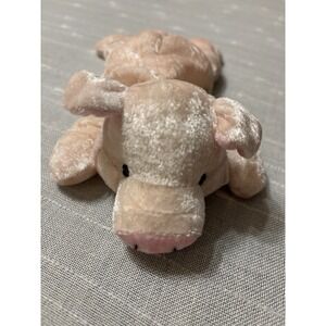 Vintage Beanbag Pink Pig Plush Toy 8" Cute Fun Soft Cuddly Kids Collector